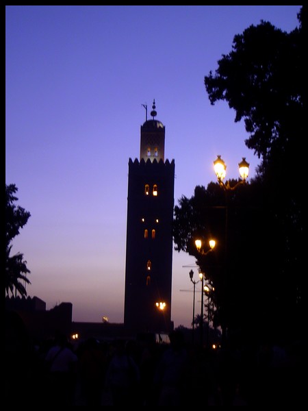 La nuit tombe sur Marrakech - Maroc 2007